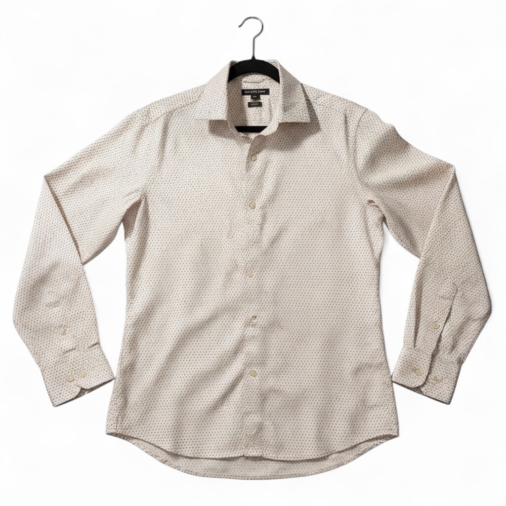 Michael Kors Slim Fit Geometric Print Dress Shirt